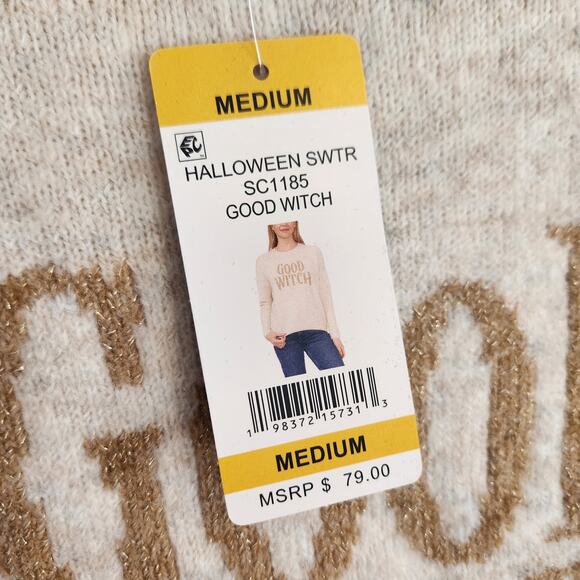 Vince Camuto Women's Size Medium‎ Good Witch Oversized Crew Neck Sweater NWT - Picture 5 of 6